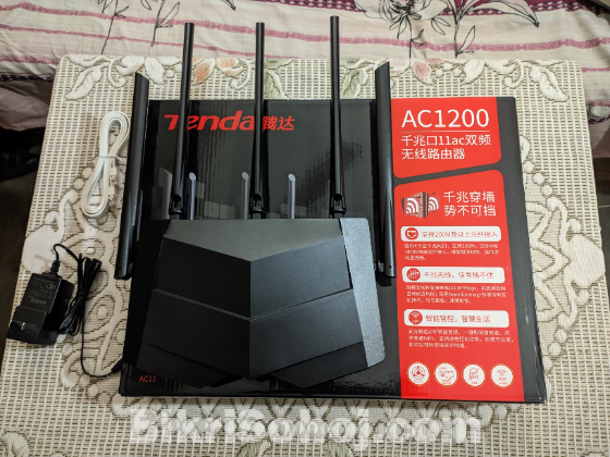 New Tenda AC11 AC1200 (5 Antenna, 5G, Dual band) Router